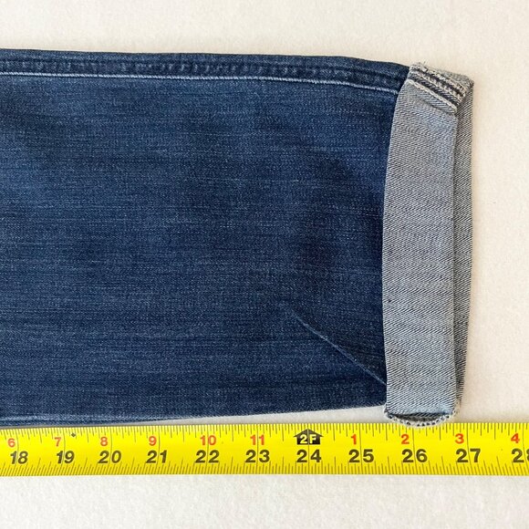 NWT Seven7 Women's Blue Weekend Easy Fit Boyfriend Jeans Size 12 Rolled Cuff - Picture 12 of 15